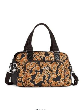 Kipling Women's Nylon Alecto Floral Metallic Floral Handbag